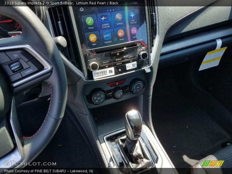 Lithium Red Pearl / Black 2019 Subaru Impreza 2.0i Sport 5-Door