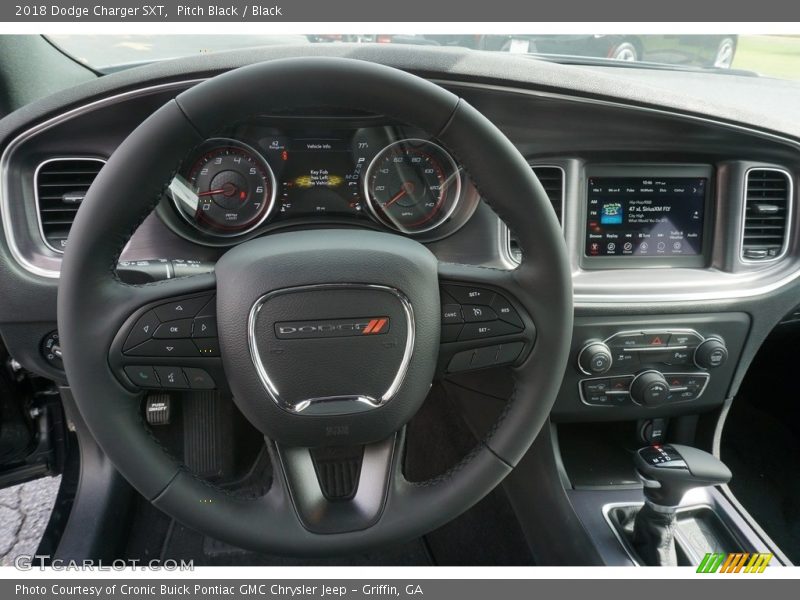 Pitch Black / Black 2018 Dodge Charger SXT