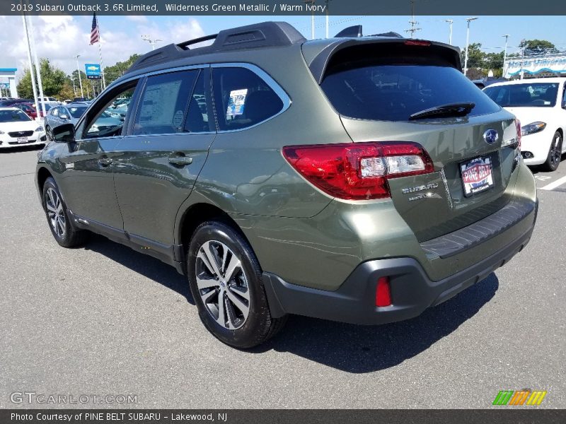 Wilderness Green Metallic / Warm Ivory 2019 Subaru Outback 3.6R Limited