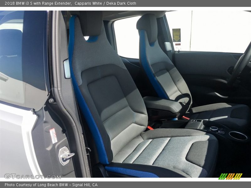 Capparis White / Deka Dark Cloth 2018 BMW i3 S with Range Extender