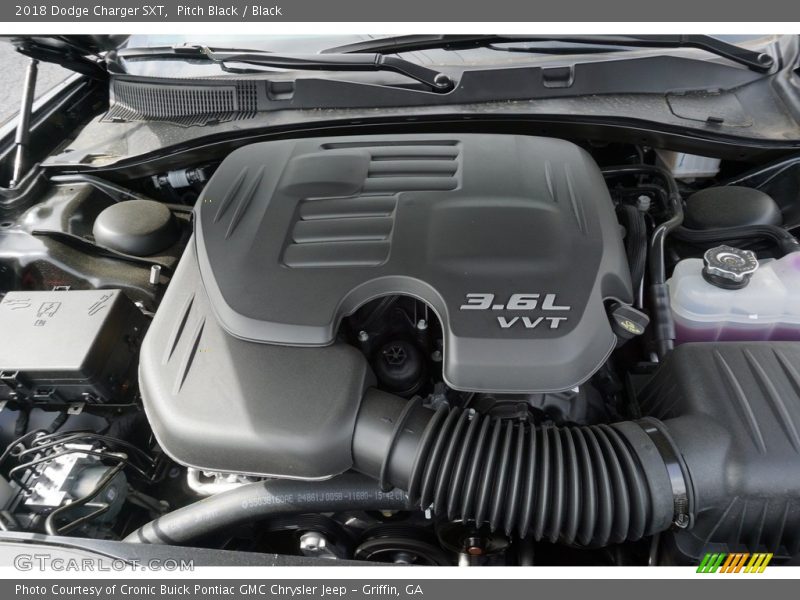 Pitch Black / Black 2018 Dodge Charger SXT