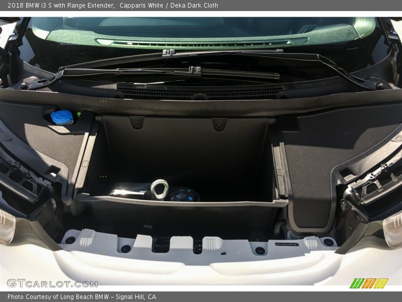 Capparis White / Deka Dark Cloth 2018 BMW i3 S with Range Extender