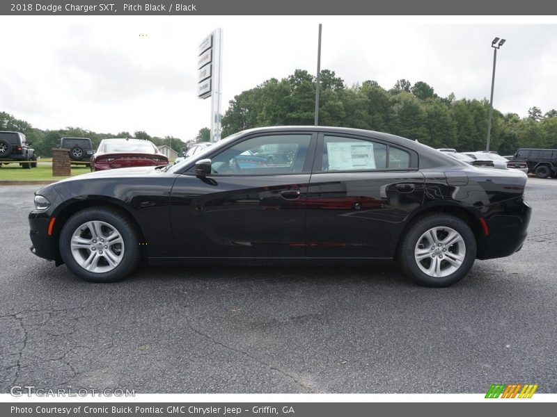 Pitch Black / Black 2018 Dodge Charger SXT