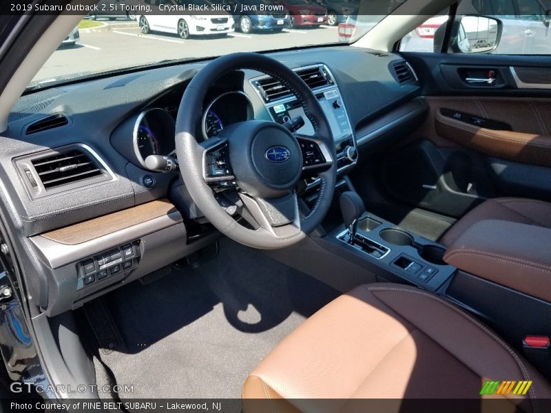 Crystal Black Silica / Java Brown 2019 Subaru Outback 2.5i Touring