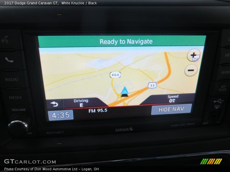 White Knuckle / Black 2017 Dodge Grand Caravan GT