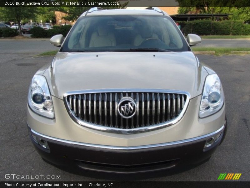 Gold Mist Metallic / Cashmere/Cocoa 2010 Buick Enclave CXL