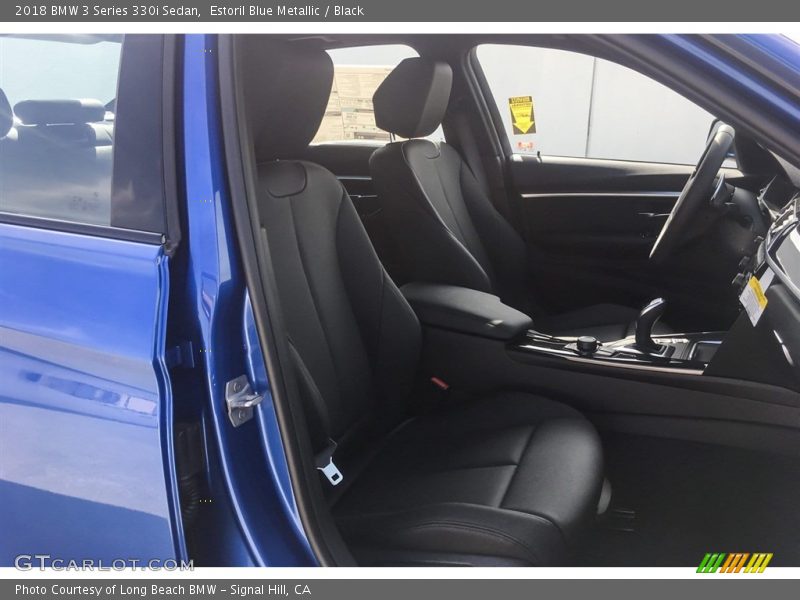 Estoril Blue Metallic / Black 2018 BMW 3 Series 330i Sedan