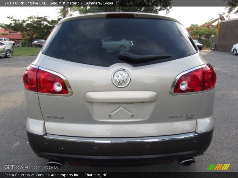 Gold Mist Metallic / Cashmere/Cocoa 2010 Buick Enclave CXL