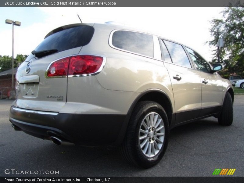 Gold Mist Metallic / Cashmere/Cocoa 2010 Buick Enclave CXL