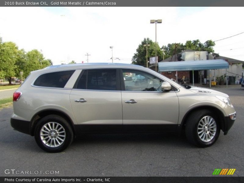 Gold Mist Metallic / Cashmere/Cocoa 2010 Buick Enclave CXL
