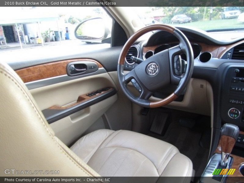Gold Mist Metallic / Cashmere/Cocoa 2010 Buick Enclave CXL