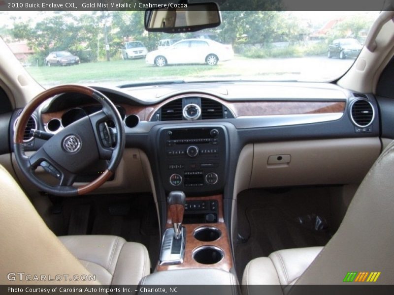 Gold Mist Metallic / Cashmere/Cocoa 2010 Buick Enclave CXL