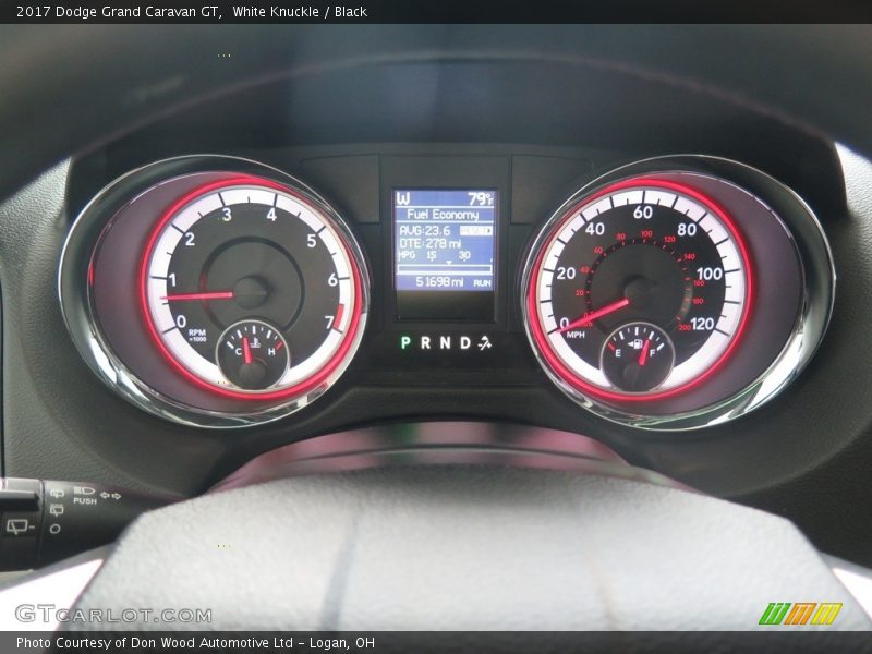 White Knuckle / Black 2017 Dodge Grand Caravan GT