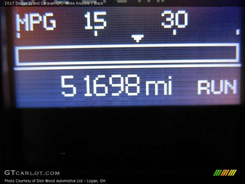 White Knuckle / Black 2017 Dodge Grand Caravan GT