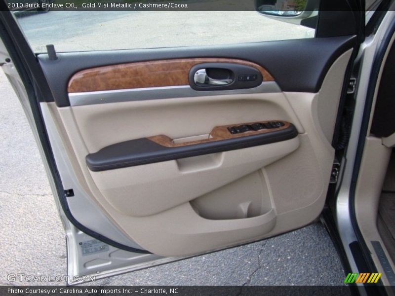 Gold Mist Metallic / Cashmere/Cocoa 2010 Buick Enclave CXL