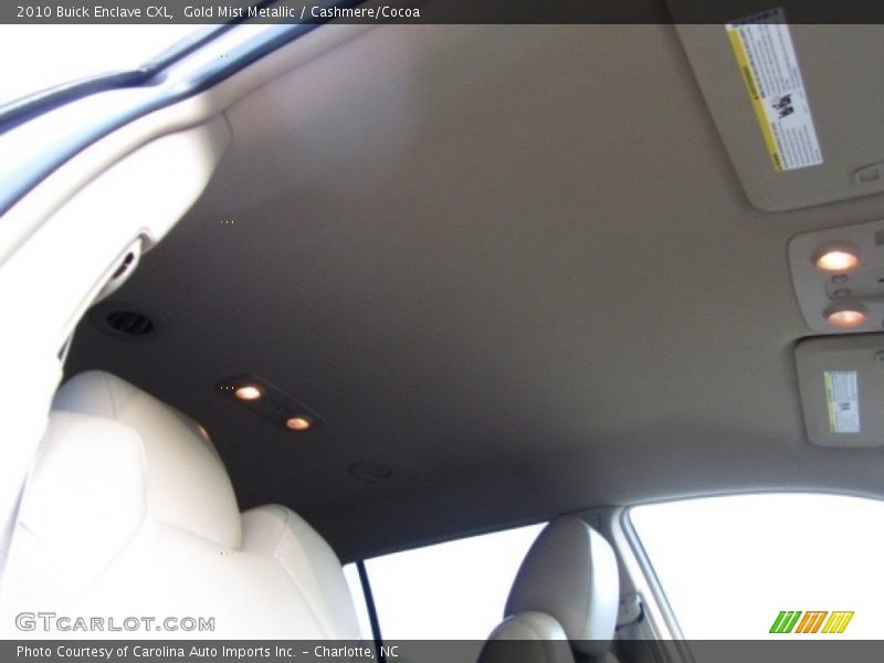 Gold Mist Metallic / Cashmere/Cocoa 2010 Buick Enclave CXL