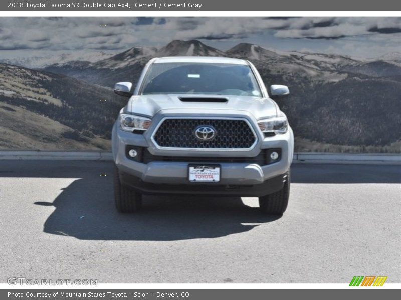 Cement / Cement Gray 2018 Toyota Tacoma SR Double Cab 4x4