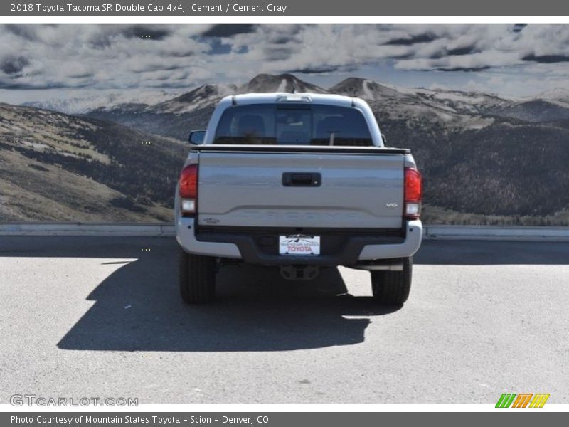 Cement / Cement Gray 2018 Toyota Tacoma SR Double Cab 4x4