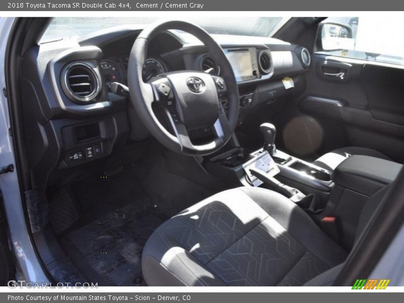 Cement / Cement Gray 2018 Toyota Tacoma SR Double Cab 4x4