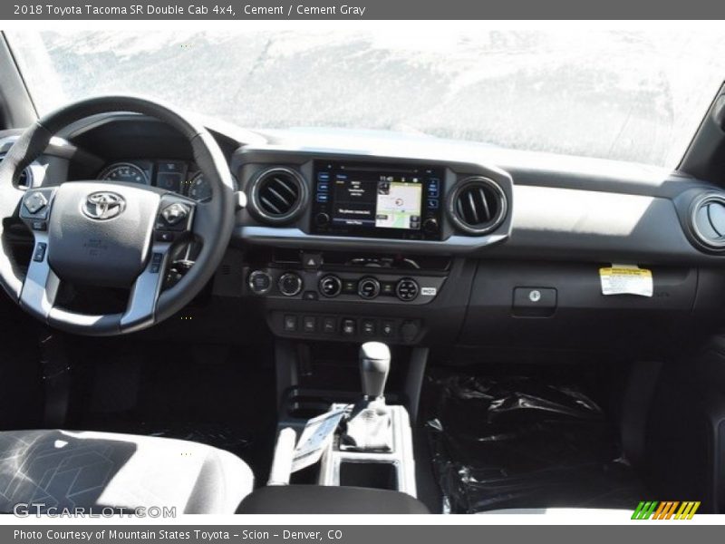 Cement / Cement Gray 2018 Toyota Tacoma SR Double Cab 4x4
