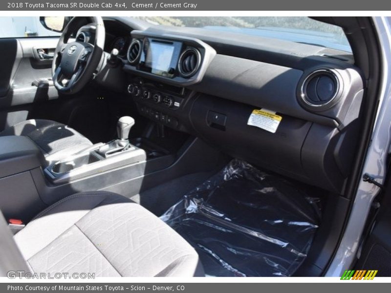 Cement / Cement Gray 2018 Toyota Tacoma SR Double Cab 4x4