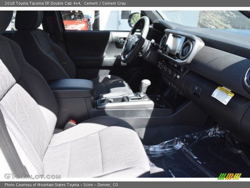 Cement / Cement Gray 2018 Toyota Tacoma SR Double Cab 4x4