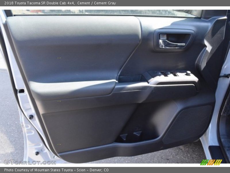 Cement / Cement Gray 2018 Toyota Tacoma SR Double Cab 4x4