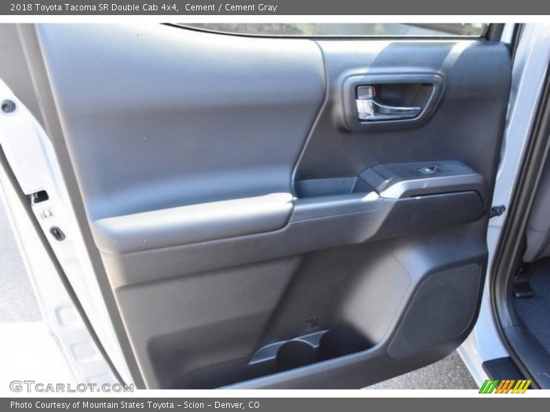 Cement / Cement Gray 2018 Toyota Tacoma SR Double Cab 4x4