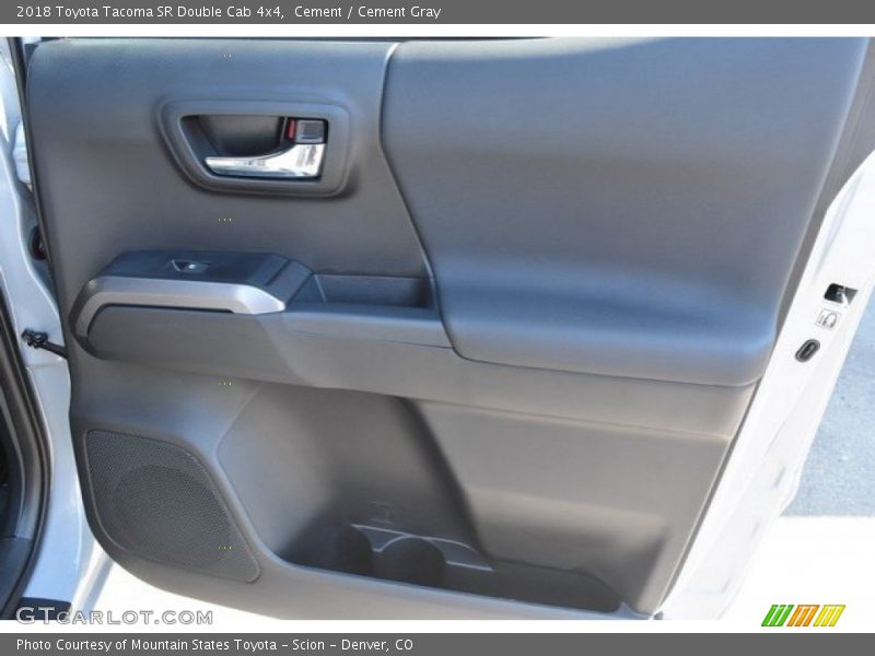 Cement / Cement Gray 2018 Toyota Tacoma SR Double Cab 4x4