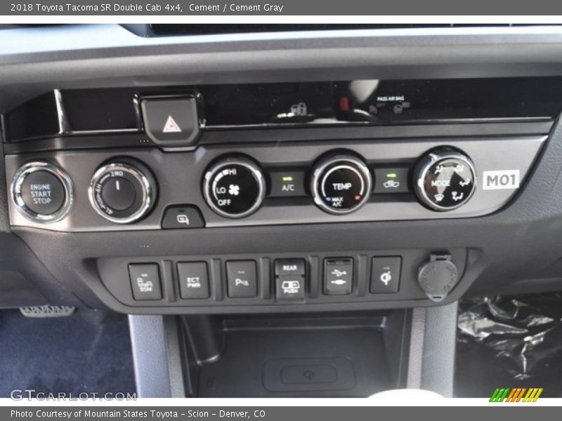 Cement / Cement Gray 2018 Toyota Tacoma SR Double Cab 4x4