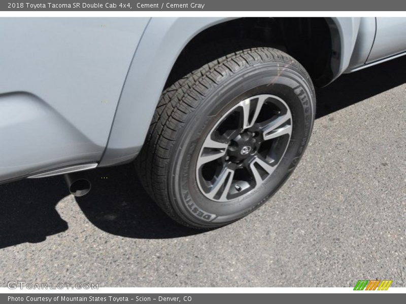 Cement / Cement Gray 2018 Toyota Tacoma SR Double Cab 4x4