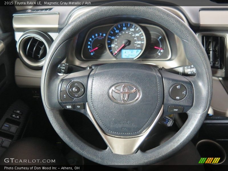 Magnetic Gray Metallic / Ash 2015 Toyota RAV4 LE