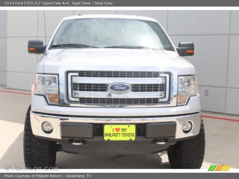 Ingot Silver / Steel Grey 2014 Ford F150 XLT SuperCrew 4x4