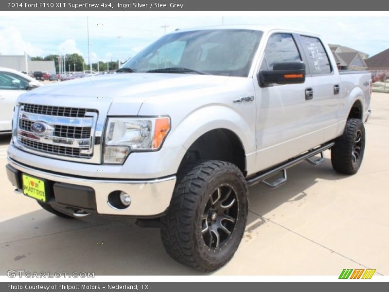 Ingot Silver / Steel Grey 2014 Ford F150 XLT SuperCrew 4x4