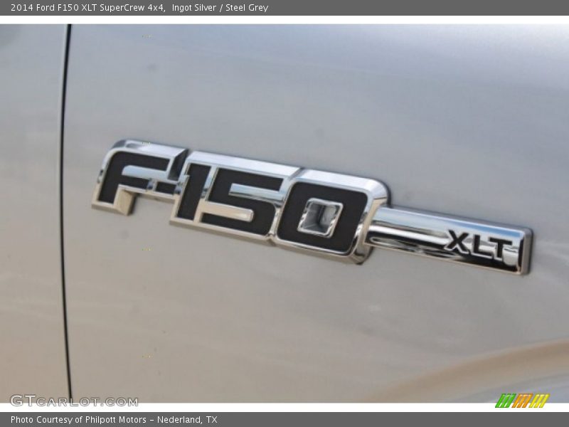 Ingot Silver / Steel Grey 2014 Ford F150 XLT SuperCrew 4x4