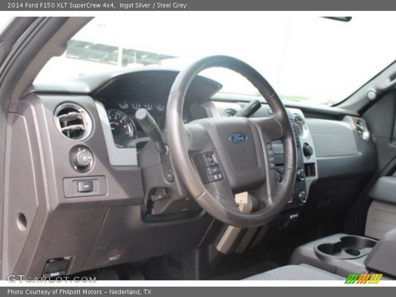 Ingot Silver / Steel Grey 2014 Ford F150 XLT SuperCrew 4x4