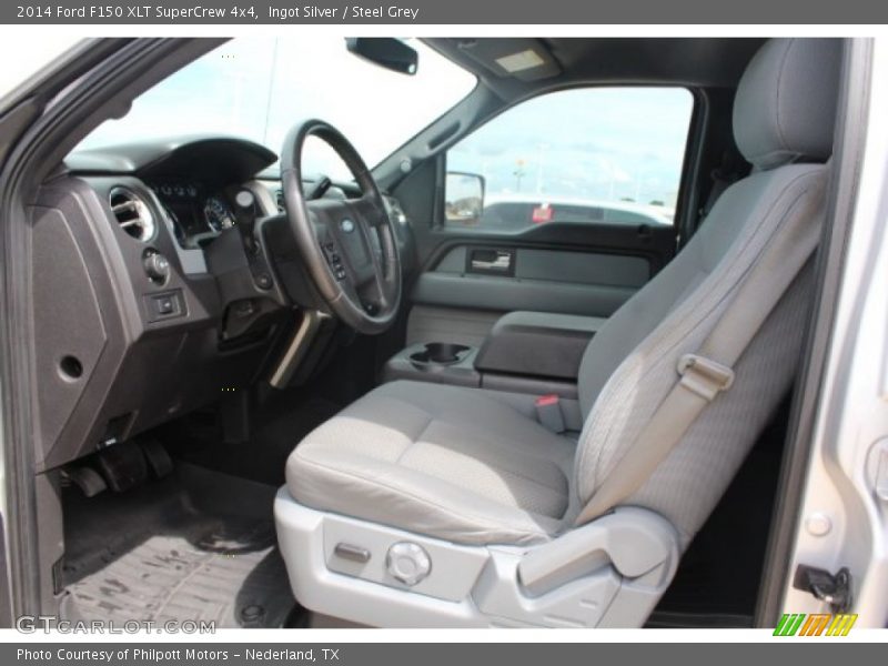Ingot Silver / Steel Grey 2014 Ford F150 XLT SuperCrew 4x4