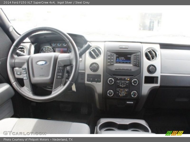 Ingot Silver / Steel Grey 2014 Ford F150 XLT SuperCrew 4x4