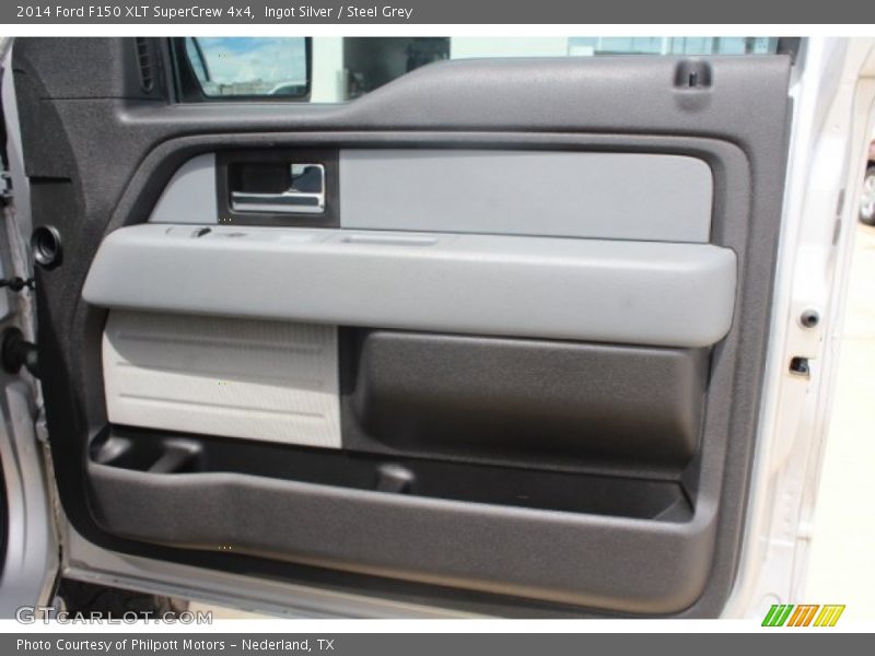Ingot Silver / Steel Grey 2014 Ford F150 XLT SuperCrew 4x4