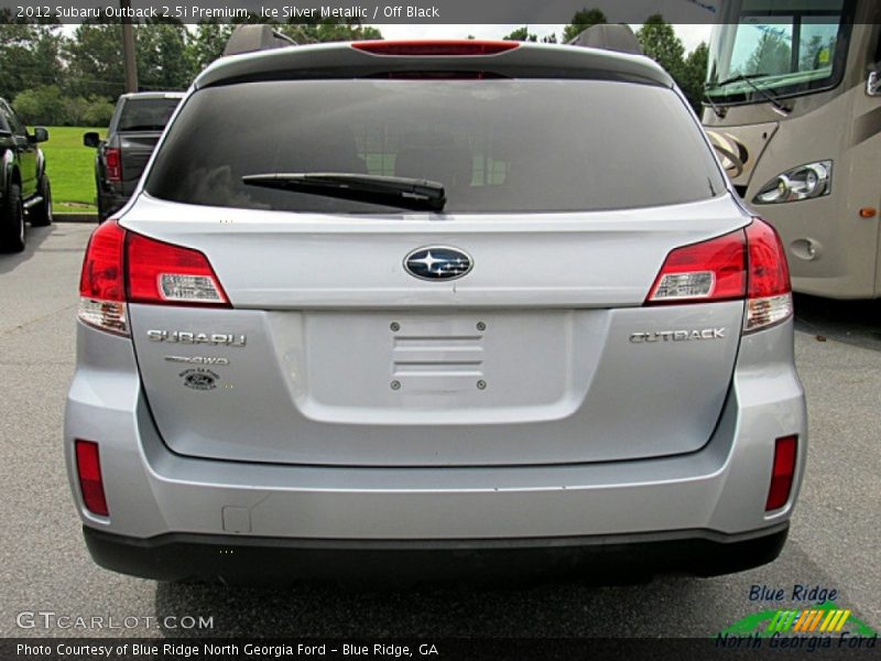 Ice Silver Metallic / Off Black 2012 Subaru Outback 2.5i Premium