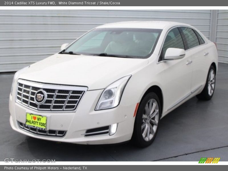 White Diamond Tricoat / Shale/Cocoa 2014 Cadillac XTS Luxury FWD