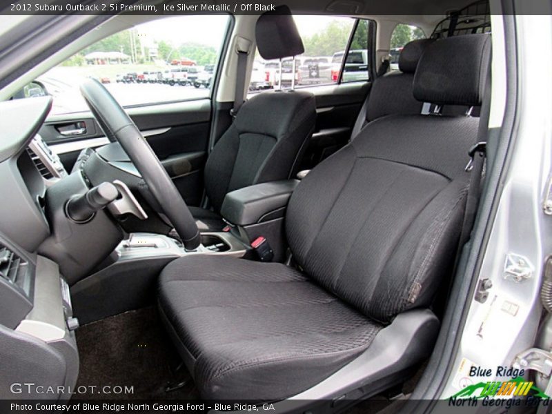 Ice Silver Metallic / Off Black 2012 Subaru Outback 2.5i Premium