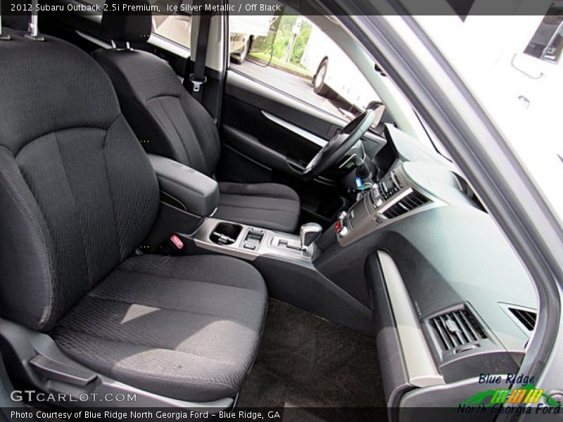 Ice Silver Metallic / Off Black 2012 Subaru Outback 2.5i Premium