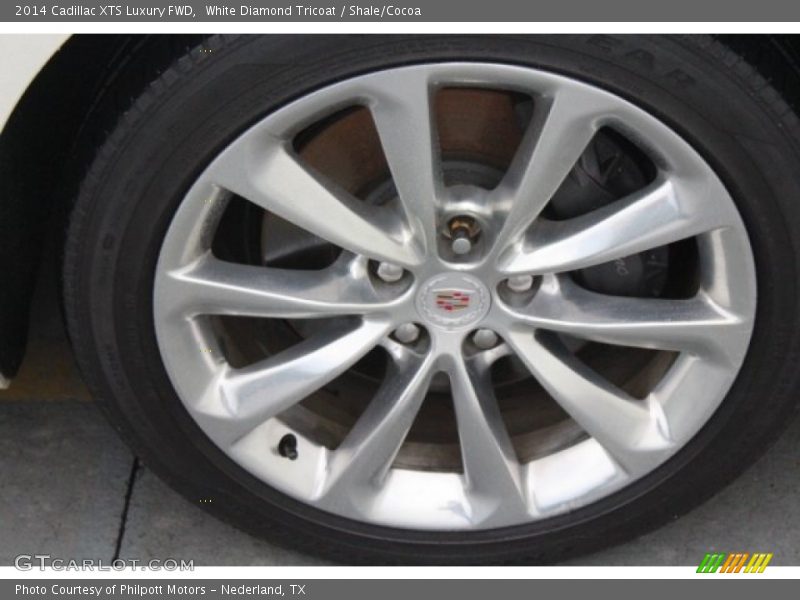 White Diamond Tricoat / Shale/Cocoa 2014 Cadillac XTS Luxury FWD