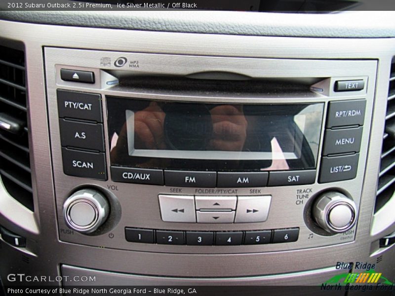 Ice Silver Metallic / Off Black 2012 Subaru Outback 2.5i Premium
