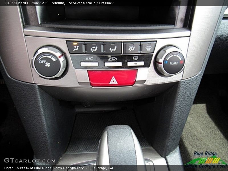 Ice Silver Metallic / Off Black 2012 Subaru Outback 2.5i Premium