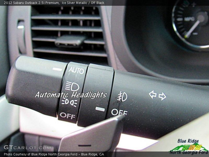 Ice Silver Metallic / Off Black 2012 Subaru Outback 2.5i Premium