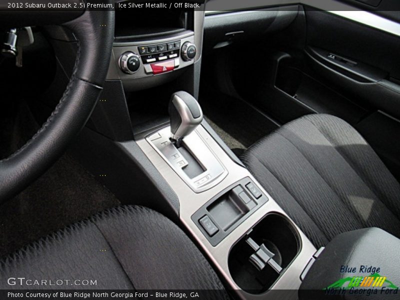 Ice Silver Metallic / Off Black 2012 Subaru Outback 2.5i Premium