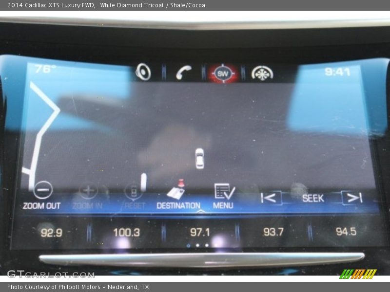 White Diamond Tricoat / Shale/Cocoa 2014 Cadillac XTS Luxury FWD