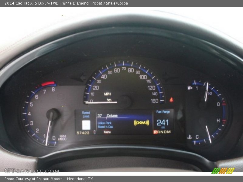 White Diamond Tricoat / Shale/Cocoa 2014 Cadillac XTS Luxury FWD